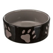 Керамична купичка Trixie Ceramic Bowl with paw prints  дизайн на лапички